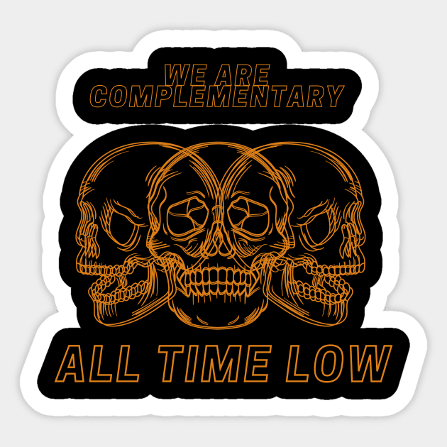 we are complementary ALL TIME LOW Sticker by Boiys